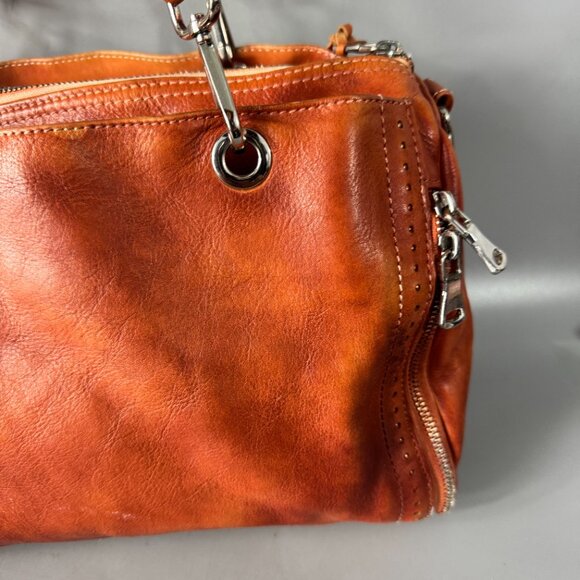 Old Trend Lily Leather Satchel with Crossbody Strap - Picture 8 of 15